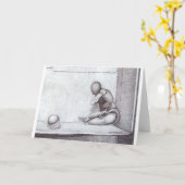 Carte de voeux (Fleur jaune)
