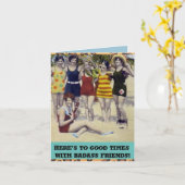 Carte de voeux (Fleur jaune)