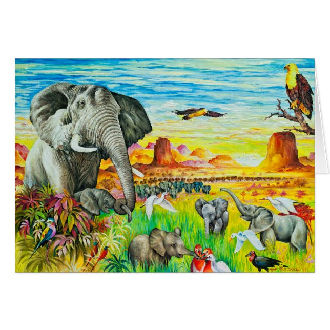 Carte de voeux (Devant horizontal)