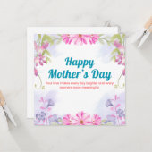 Carte de vœux (Devant/Arrière en situation)