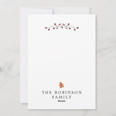 Carte de vœux (Dos)