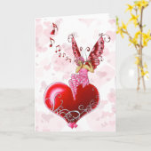 Carte de voeux (Fleur jaune)