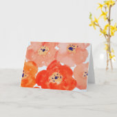 Carte de voeux (Fleur jaune)