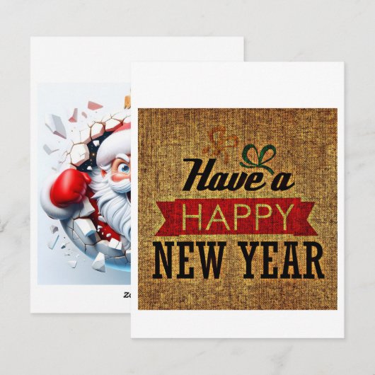 carte de vœux (Devant / Derrière)