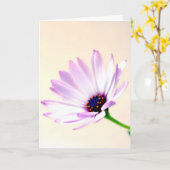 Carte de voeux (Fleur jaune)