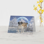 Carte de voeux (Fleur jaune)