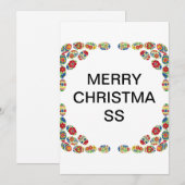 carte de vœux (Devant / Derrière)