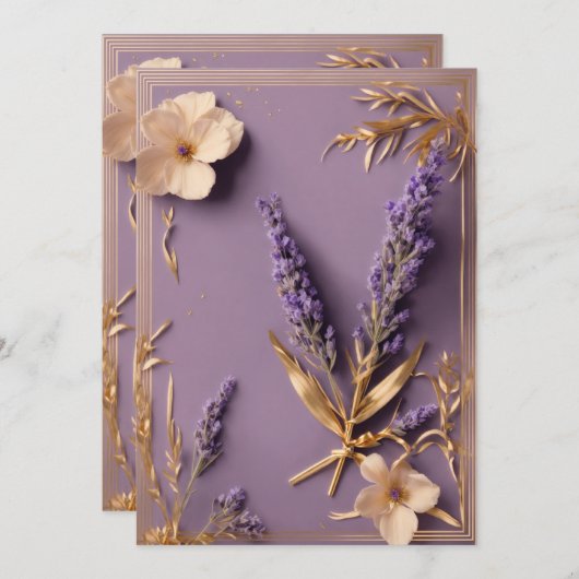 carte de voeux (Devant / Derrière)