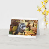 Carte de voeux (Fleur jaune)