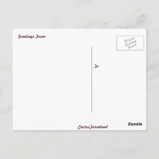 Carte de voeux (Dos)