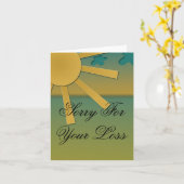 Carte de vœux (Fleur jaune)