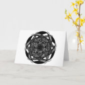 Carte de voeux (Fleur jaune)