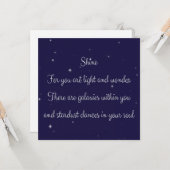 Carte de voeux... (Devant/Arrière en situation)