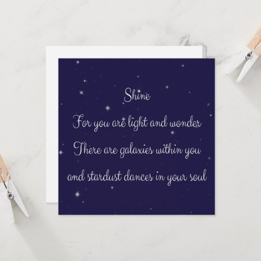 Carte de voeux... (Devant/Arrière en situation)