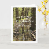 Carte de voeux (Fleur jaune)