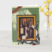 carte de voeux (Fleur jaune)