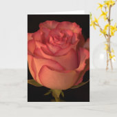 Carte de voeux (Fleur jaune)