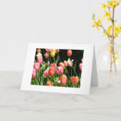 Carte de voeux (Fleur jaune)