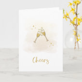 Carte de voeux (Fleur jaune)