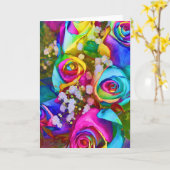 Carte de voeux (Fleur jaune)