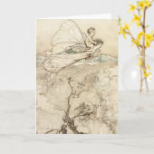 Carte de voeux (Fleur jaune)