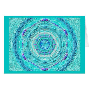 Carte de voeux 08 I-M turquoise