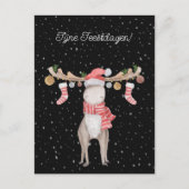 Carte de voeux (10,8 x 14,2 cm) - Jours fériés fin (Devant)