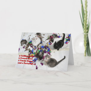 Carte de voeux 12 jours de Noël