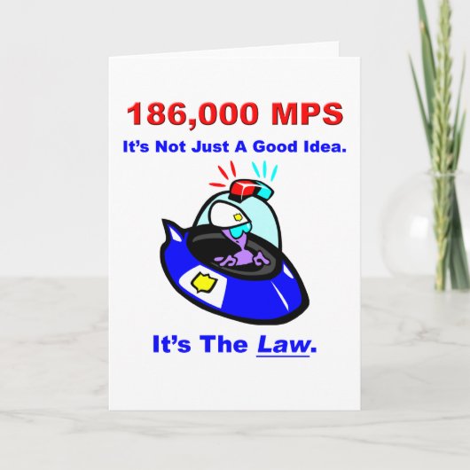 Carte de voeux 186 000 MPS (Devant)
