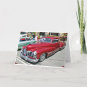 Carte de voeux 1934 d'automobile de flèche de (Dos)