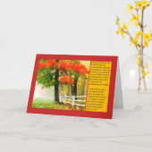 Carte de voeux - 1:1 de psaume - 3 - Blessed est (Fleur jaune)