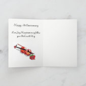 Carte de vœux 1er anniversaire de mariage (Intérieur)