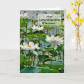 Carte de voeux 2 (Fleur jaune)