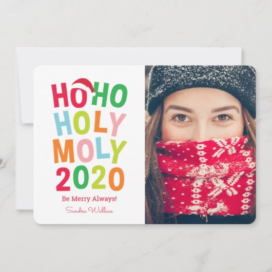 Carte de vœux 2020 Holy Moly (Devant)