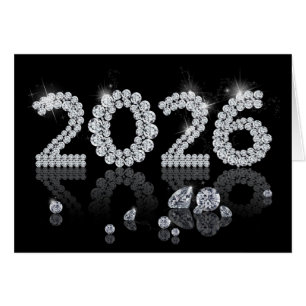 Carte de vœux 2026 Diamonds Luxury Bonne Année