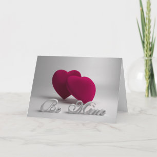 Carte de vœux 3D Cœurs Fais-moi tien