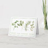 Carte de vœux 4 HERBES FRESHES (Dos)