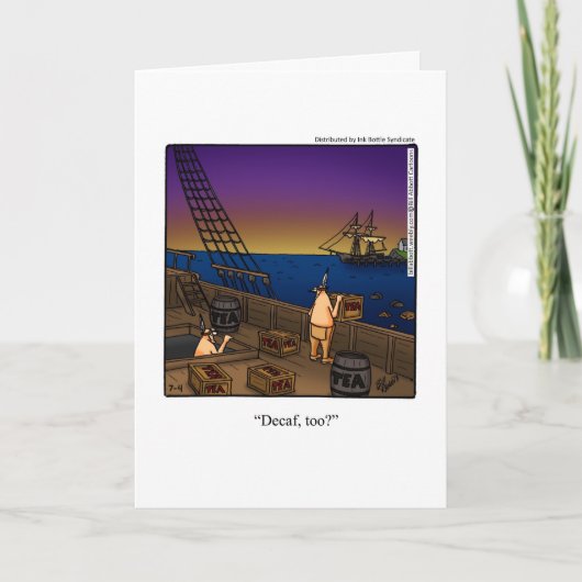 Carte de voeux 4 juillet Hilarious (Devant)