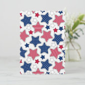 Carte de voeux 4 juillet plat (Debout devant)