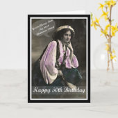 Carte de voeux 50e anniversaire de Diva (Fleur jaune)
