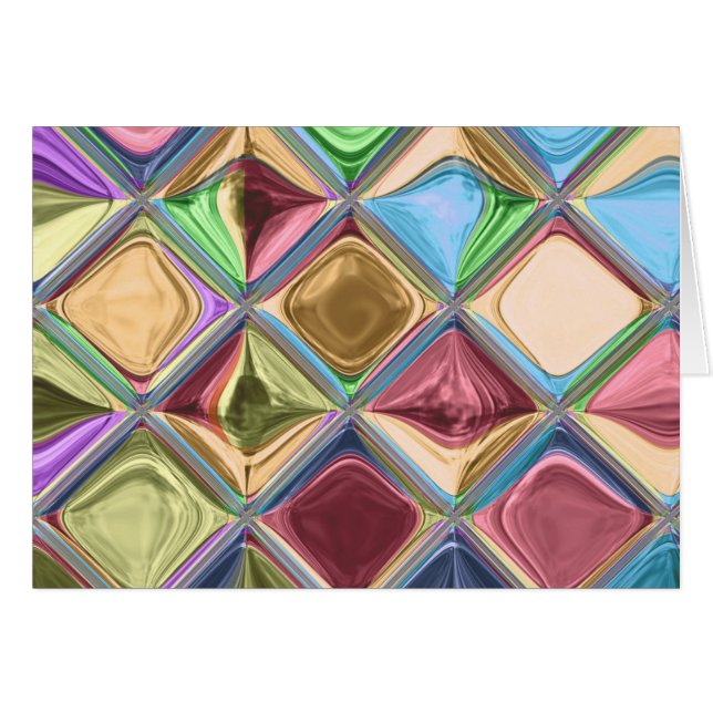 Carte de voeux à bougies Décor intérieur (Devant horizontal)