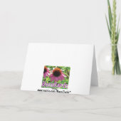 Carte de voeux à deux roses roses (Dos)