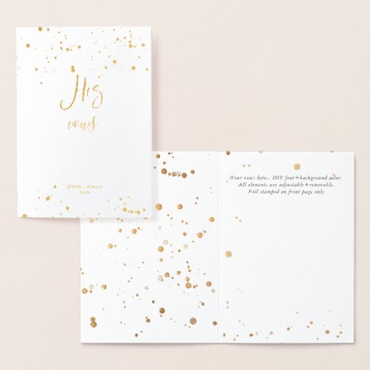 Carte de voeux à feuille d'or PixDezines Script Go (Affichage)