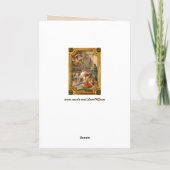 carte de vœux à fresque d'ange (Dos)