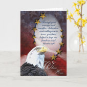 Carte de voeux à la maison bienvenue chauve (Fleur jaune)