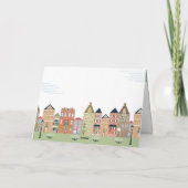 Carte de voeux à la maison douce à la maison de (Dos)