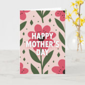 Carte de vœux à message floral (Fleur jaune)