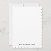 Carte de voeux à plat (Dos)