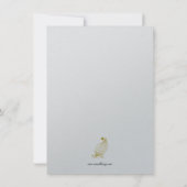 Carte de vœux à plat avec un beau visage en ligne (Dos)