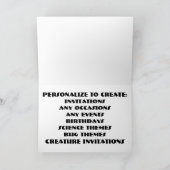 Carte de voeux à thème araignée Tarantula (Intérieur)